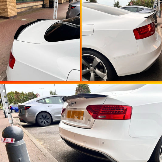 Heckspoiler Schwarz Glänzend für Audi A5 B8 Coupe