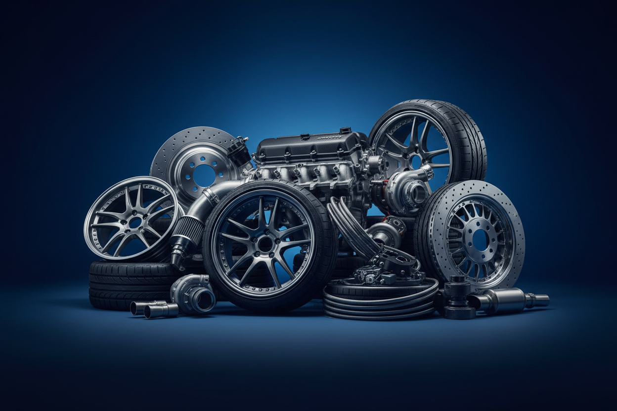 Auto parts wheels etc to not conatin white color , backround blue